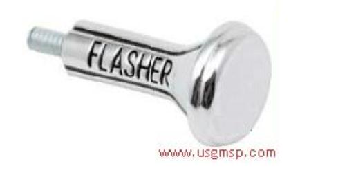 Knob Hazard Flasher switch KNOB CHROME 67-70 Chrome -